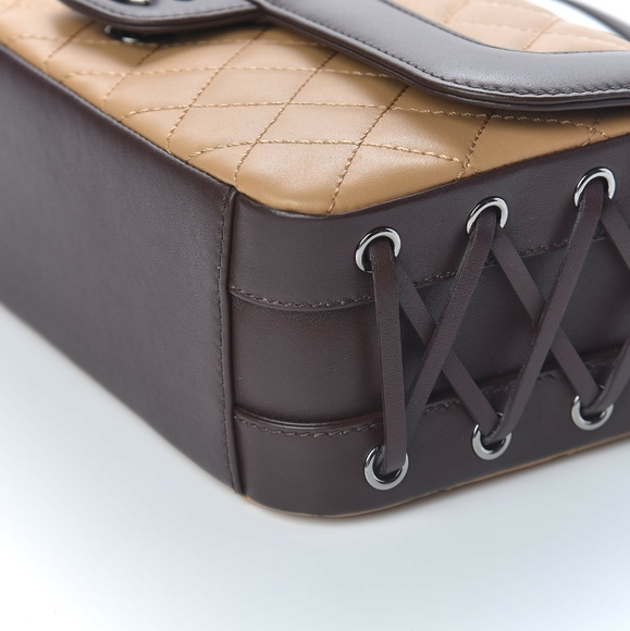 CHANEL Tan With Brown Trim & Ruthenium Metal - Picture 7 of 15